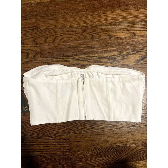 NWT House of Harlow 1960 x REVOLVE Lida Crop Top White Size Large - Picture 7 of 8